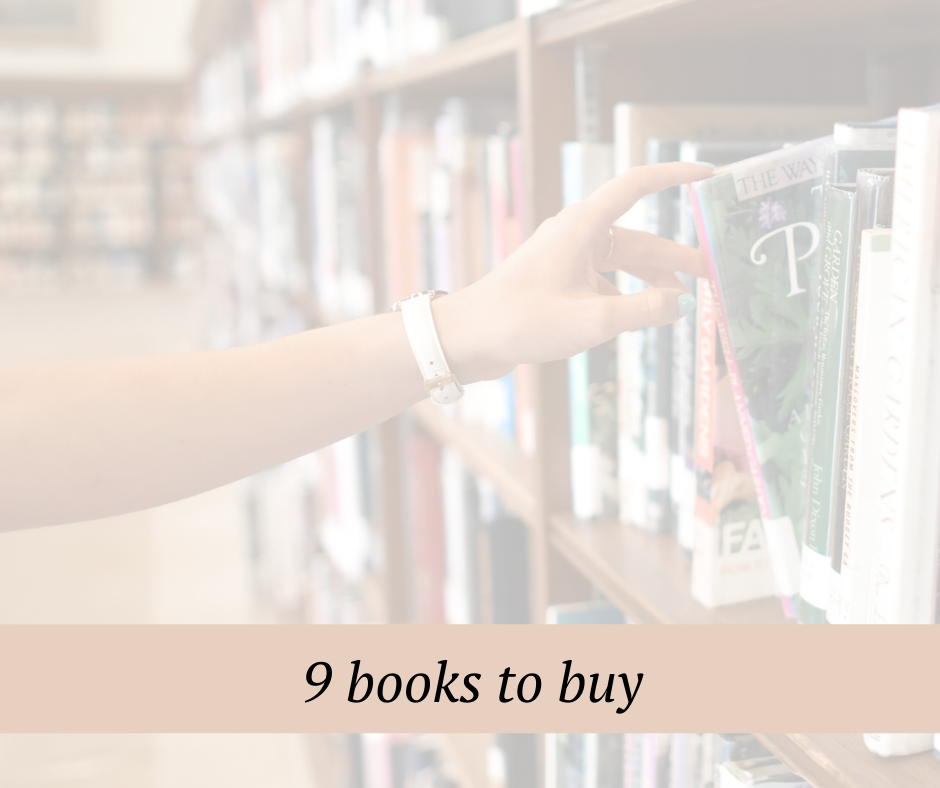 9 books to buy